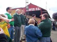Pre Match relaxation for John Leslie and his Father