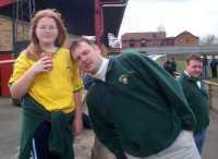 Michelle Garriock and John Leslie