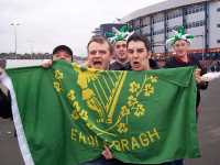 I always seem to see these guys before a big game - "ERIN GO BRAGH"