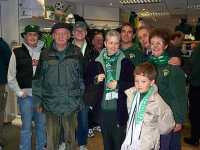 The Smith Family (including David and Mark) pictured in the Hibs Shop - they didn't make it in the evening!