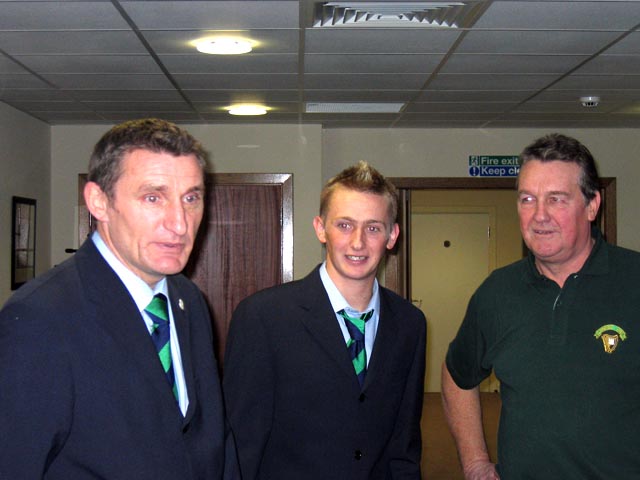 Tony Mowbray, Derek Riordan and Brian Rogan